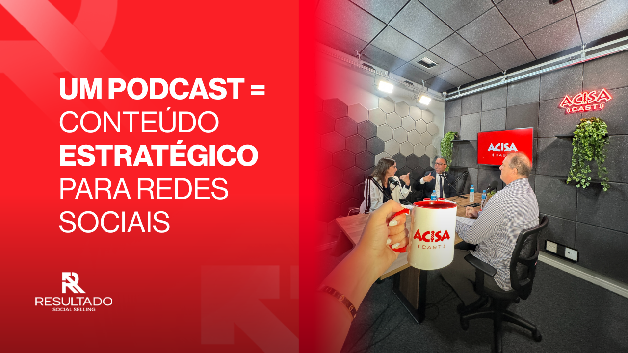 De podcast à conteúdo estratégico para redes sociais